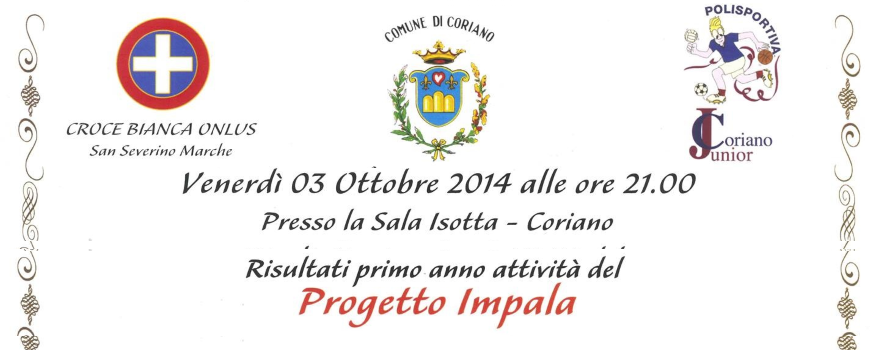 Il 3 ottobre i risultati del “Progetto Impala”